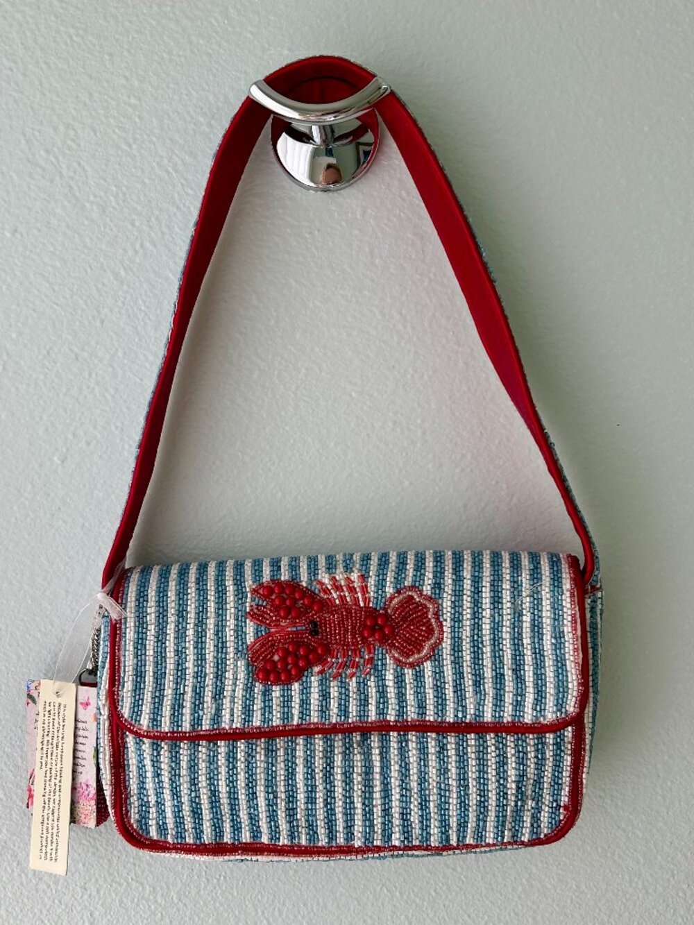 Viral beaded lobster bag! NWT